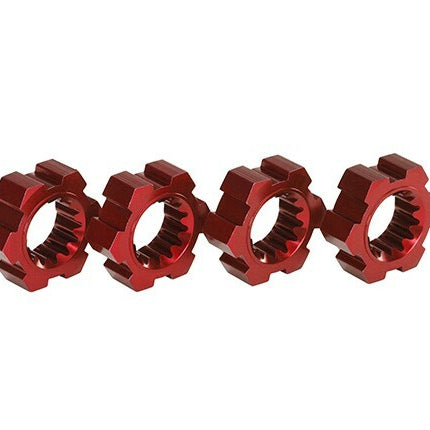 Traxxas X-Maxx Aluminum Wheel Hex Hub Red (4) 7756R New!!