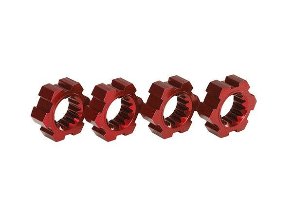 Traxxas X-Maxx Aluminum Wheel Hex Hub Red (4) 7756R New!!