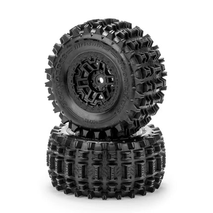 JConcepts Magma Pre-Mounted Tires for Traxxas® Mini XRT™ (2) (Yellow) 4172-30912