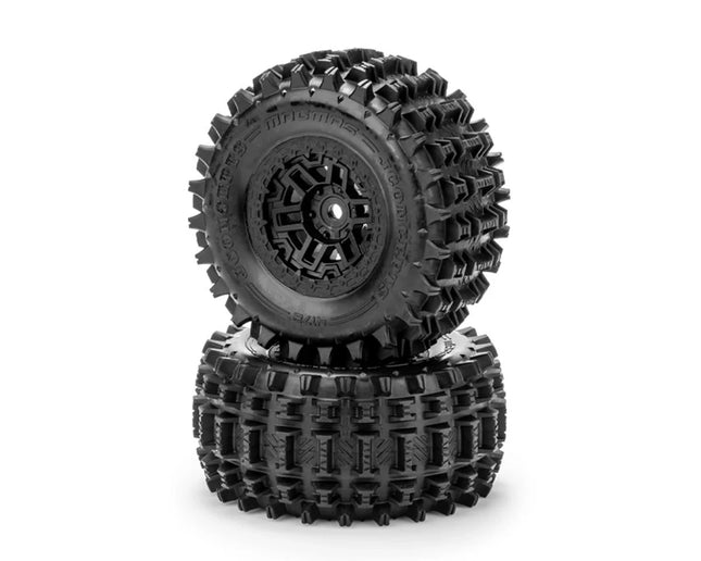 JConcepts Magma Pre-Mounted Tires for Traxxas® Mini XRT™ (2) (Yellow) 4172-30912