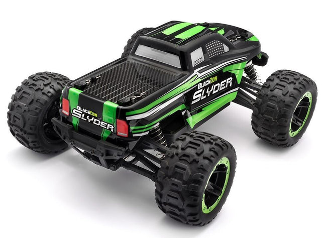Blackzon Slyder MT 1/16 4WD Electric Monster Truck - Green BZN540100