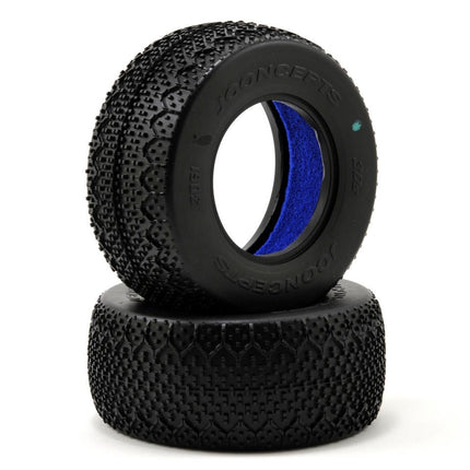 JConcepts 3061-02 3D's Short Course Tires (2) (Green) JCO306102
