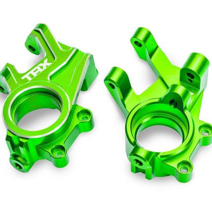 Traxxas 10936-GRN Aluminum Green Steering Blocks Funco (L&R) TRA10936GRN