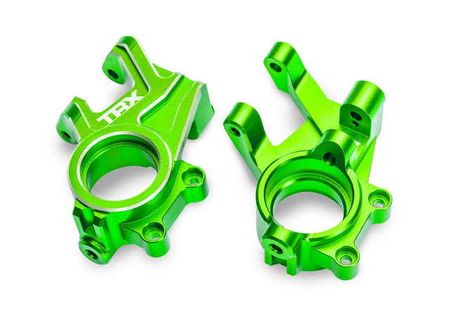 Traxxas 10936-GRN Aluminum Green Steering Blocks Funco (L&R) TRA10936GRN