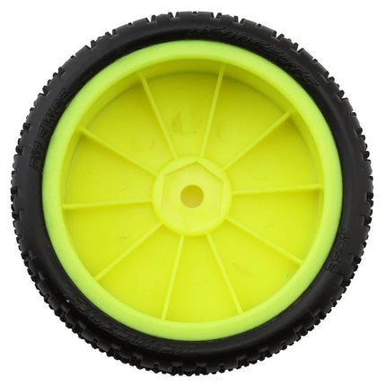 JConcepts Pin Swag LP Wide 2.2" Pre-Mounted 2WD Front Buggy Carpet Tires (Pink) 