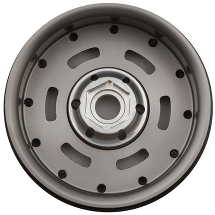 JConcepts 3443 Ballistic 2.0" Bead-Loc Crawler Wheels (4) Grey/Black JCO3443