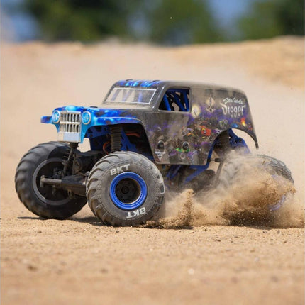 Losi 1/18 Mini LMT 4X4 Brushed Monster Truck RTR Son-Uva Digger LOS01026T2