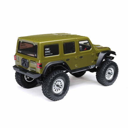 Axial SCX24 Jeep Wrangler JLU 4WD RTR Scale Mini Rock Crawler Green AXI00002V3T4
