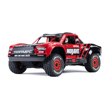 Arrma Mojave Grom MEGA 4WD 380 Brushed 1/18 Electric Desert Truck RTR Red/Black