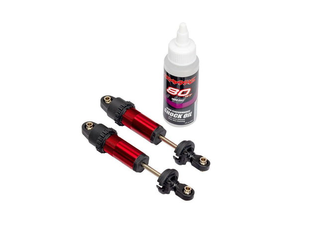 Traxxas 10961-RED Red Aluminum GT-Maxx Front Shocks (2) TRA10961RED
