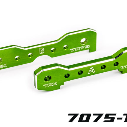 Tie Bars Front 7075-T6 Aluminum Green-Anodized Sledge TRA9629G