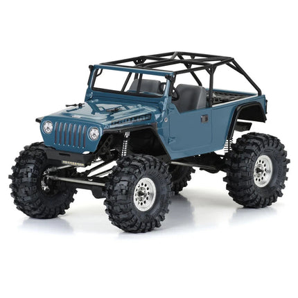 Pro-Line 2004 Jeep LJ 1/10 Rock Crawler Body (Clear) (12.3") w/Molded Cage & Acc