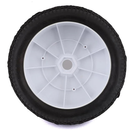 AKA EVO Scribble 1/8 Truggy Pre-Mounted Tires (White) (Clay)