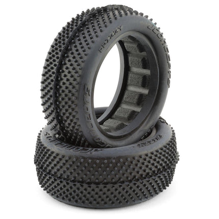 JConcepts 4186-02 Frizzy 2.2" Front 4WD Buggy Tires (2) (Green) JCO418602