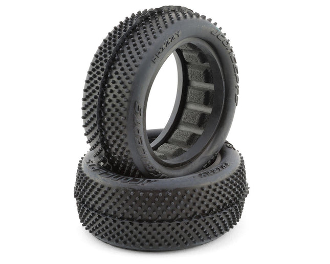 JConcepts 4186-02 Frizzy 2.2" Front 4WD Buggy Tires (2) (Green) JCO418602