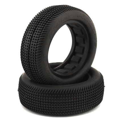 JConcepts Sprinter 2.2" 2WD Front Buggy Dirt Oval Tires (2) (Green) JCO313402