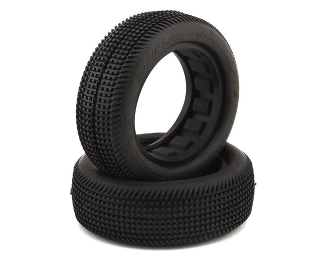 JConcepts Sprinter 2.2" 2WD Front Buggy Dirt Oval Tires (2) (Green) JCO313402