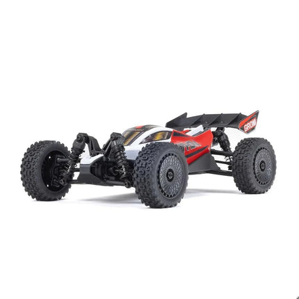 Arrma Typhon Grom MEGA 4WD 380 Brushed 1/18 Buggy RTR Red/White ARA2106T2