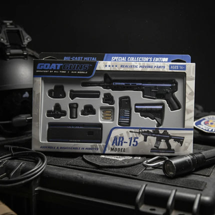 Goat Gun Mini AR-15 Thin Blue Line SWAT Theme GOAAR-SWAT