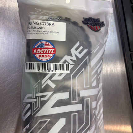 Ex-King Cobra 1/10 Glued Pre-Mounted Medium Tires For Arrma Senton 3s 4x4