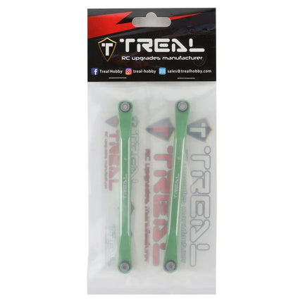 Treal Hobby Aluminum Front Suspension Camber Links for Traxxas Sledge (Grn) (2)