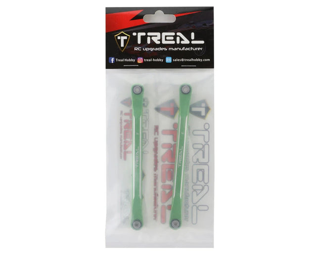 Treal Hobby Aluminum Front Suspension Camber Links for Traxxas Sledge (Grn) (2)