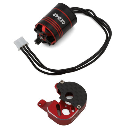 Furitek Cedar Inrunner Brushless Motor w/11T Steel Pinion & Motor Mount (SCX24)