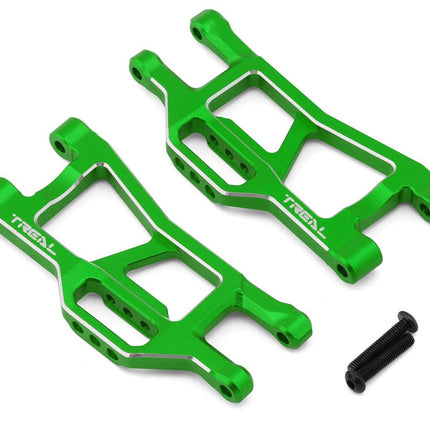 Treal Hobby Aluminum Front Lower Suspension Arm Set Traxxas Mini Maxx Green