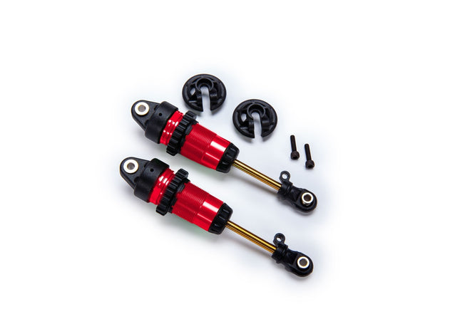 Traxxas TRA7461RED Complete GTR Long Shocks w/Ti-Nitride Shafts Red