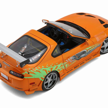 Kyosho 1/18 Fast & Furious Toyota Supra Diecast Miniature Model Car KYO08975FF