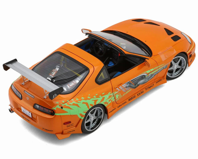 Kyosho 1/18 Fast & Furious Toyota Supra Diecast Miniature Model Car KYO08975FF