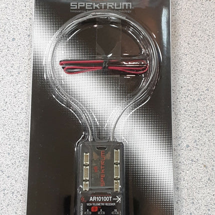 Spektrum RC AR10100T 10-Channel DSMX Telemetry Receiver SPMAR10100T Brand New!!