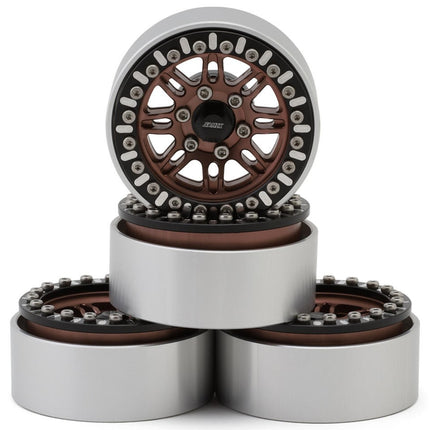Samix Multi Crawlers Straight Spoke 1.9" Alum Adj Offset Beadlock Wheels Bronze
