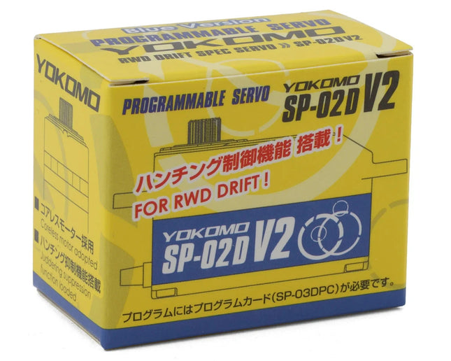 Yokomo SP-02D V2 RWD Digital Low Profile Drift Servo (Blue) YOKSP-02DV2BL