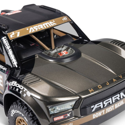 Arrma Mojave GROM 4X4 223S BLX Brushless Small Scale Desert Truck RTR, DSC Black