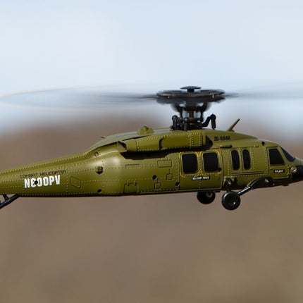 Rage R/C Hero-Copter BL 4-Blade Brushless RTF Heli Army RGR6150 