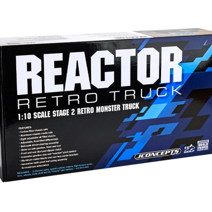 JConcepts Reactor Stage 2 Wolf 1/10 Electric 4x4 Monster Truck Kit Classic 9008