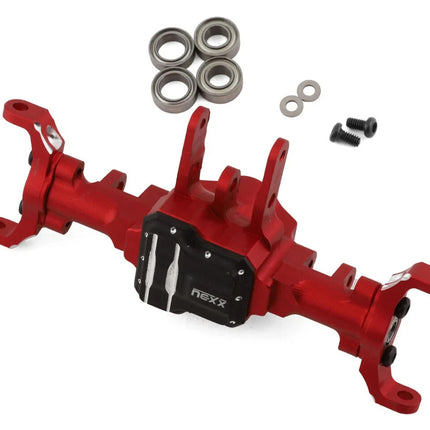 NEXX Racing Aluminum Front Axle Housing for Traxxas TRX-4M (Red)