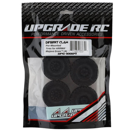 UpGrade RC Desert Claw Pre-Mounted Tires for ARRMA Mojave Grom (4)