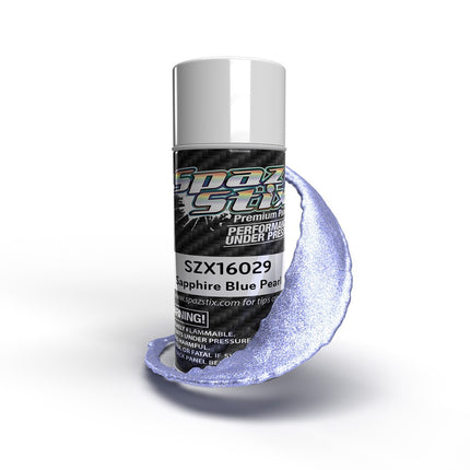 Spaz Stix Sapphire Blue Pearl Aerosol Paint, 3.5oz Can