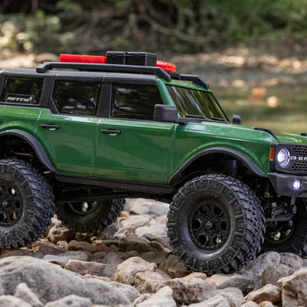 Axial SCX24 Ford Bronco 4X4 RTR Brushed Rock Crawler Battery/Charger Green