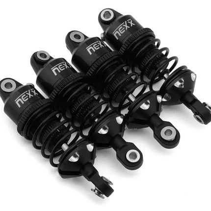 NEXX Racing 60mm Aluminum Threaded Shocks Mini Slash/4-Tec Drift Black