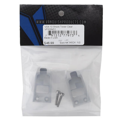 Vanquish Products VS4-10 Shock Towers (Silver) VPS08451