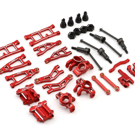 Furitek Arrma Mojave Grom Ultimate Aluminum Upgrade Combo (Red) FUR-2598