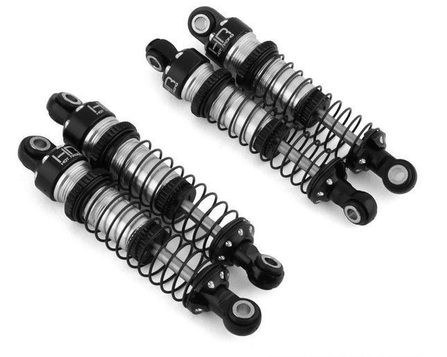 Hot Racing Threaded Aluminum Shocks for Traxxas TRX-4M (Black) HRATRXM51DP08