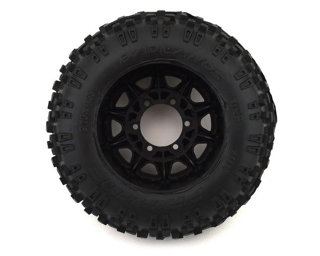 Pro-Line Badlands 2.8" Pre-Mounted w/Raid Electric Rear Wheels (Black) (M2)