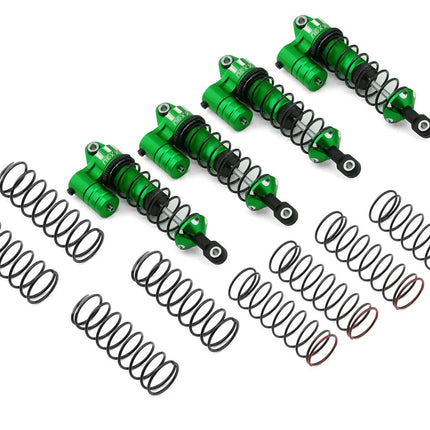 NEXX Racing Aluminum Oil-Filled Reservoir Shocks Traxxas 4x4 Mini Maxx Green