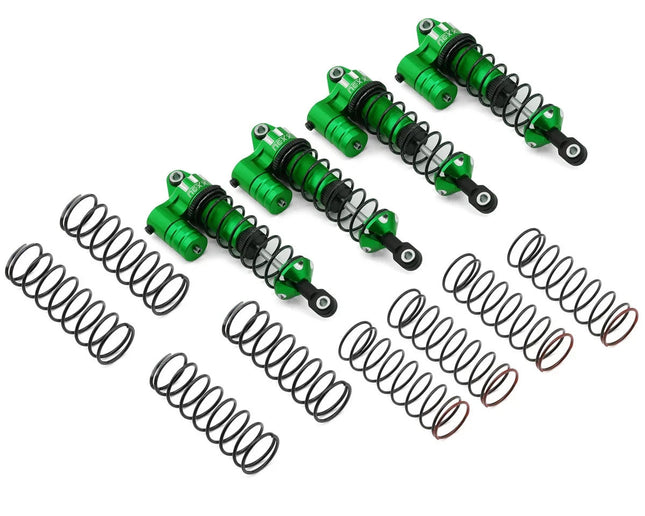 NEXX Racing Aluminum Oil-Filled Reservoir Shocks Traxxas 4x4 Mini Maxx Green