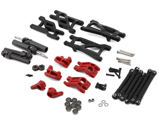 Traxxas Slash 2WD Extreme Heavy Duty Driveline & Suspension Upgrade Kit (Red)