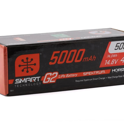 Spektrum RC 4S Smart G2 LiPo 50C Battery Pack (14.8V/5000mAh) w/IC5 Connector